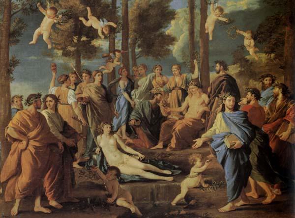 Nicolas Poussin Parnassus oil painting picture